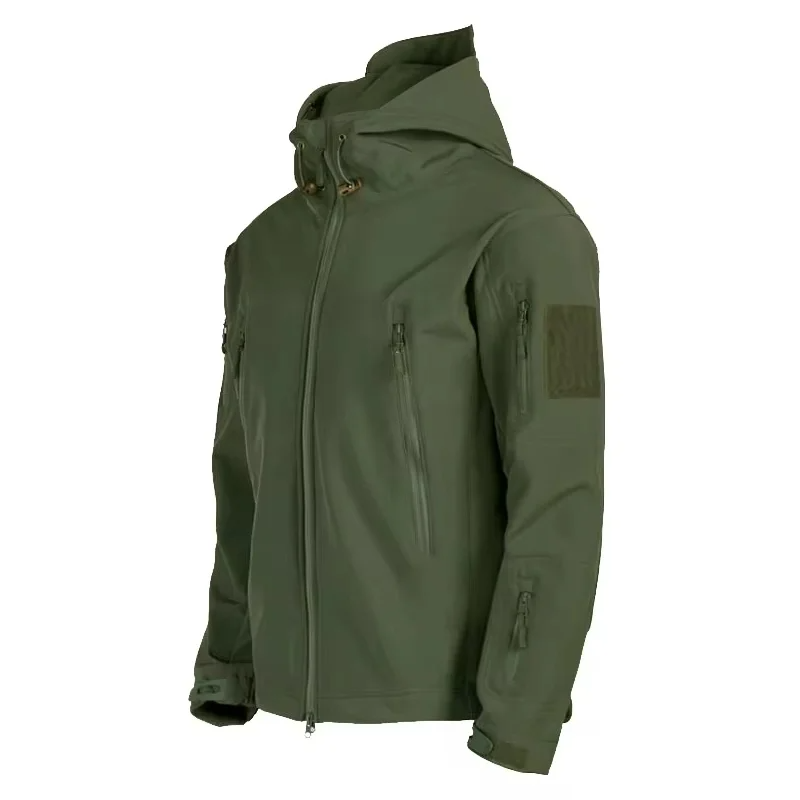 Kurtka Softshell Męska | Funkcjonalna Dzianina | Sportowy Krój z Kapturem