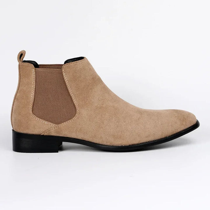 Zamszowe Sztyblety Męskie | Chelsea | Styl Elegancki i Ponadczasowy