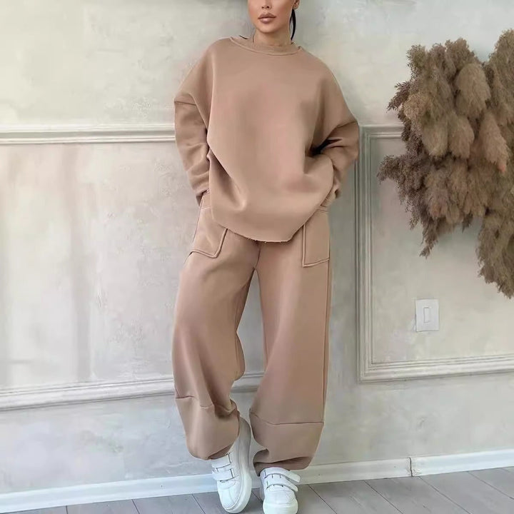 Damski Zestaw Dresowy | Oversize | Minimalistyczny Styl | Komfort na Co Dzień
