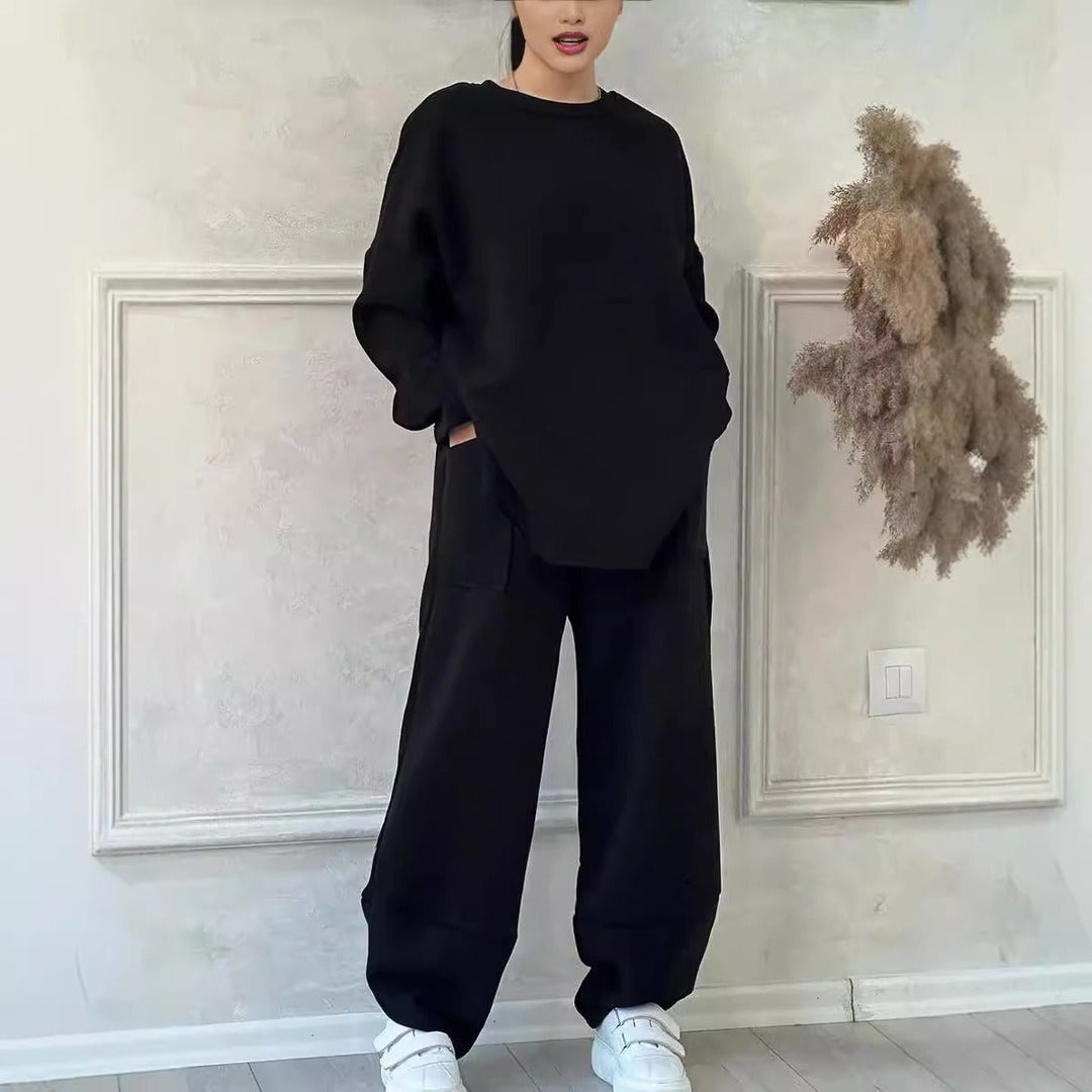 Damski Zestaw Dresowy | Oversize | Minimalistyczny Styl | Komfort na Co Dzień