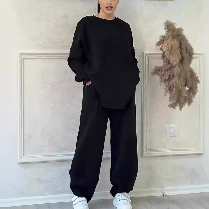 Damski Zestaw Dresowy | Oversize | Minimalistyczny Styl | Komfort na Co Dzień