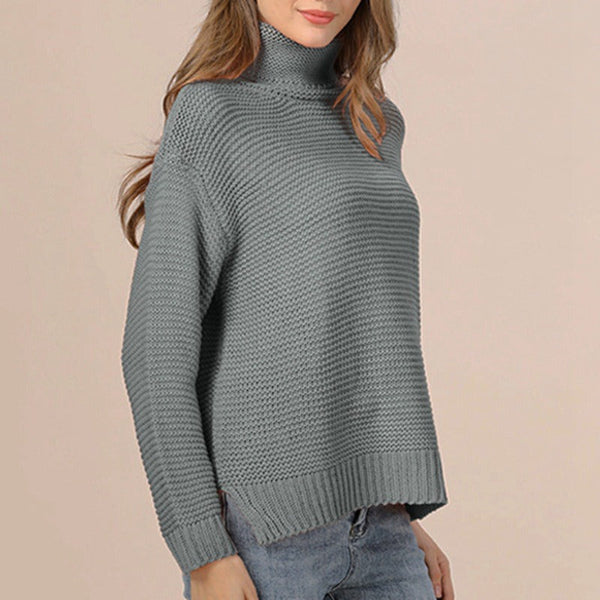 Sweter z Golfem | Gruby Splot | Klasyczny Oversize